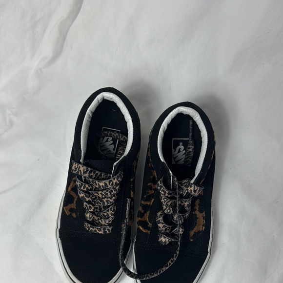 Vans Kids Black and Tan Sneakers - Picture 2 of 7